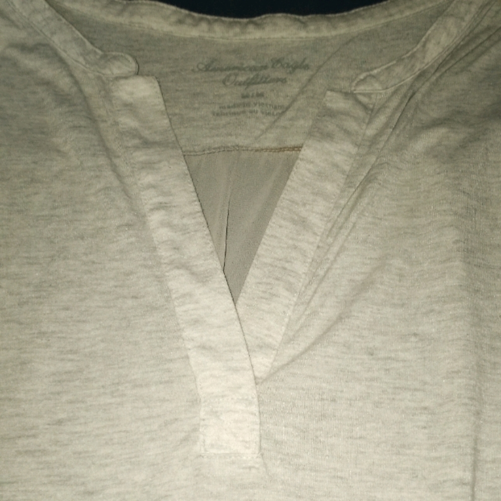 American eagle beige loose fitting tank top